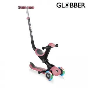 Тротинетка Globber 5в1 Go Up Deluxe Lights в розово