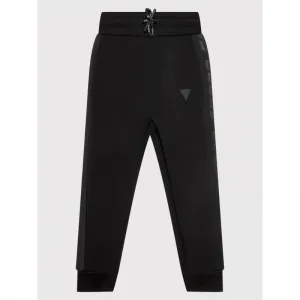 Спортна долница в черно за момиче с лого Guess.