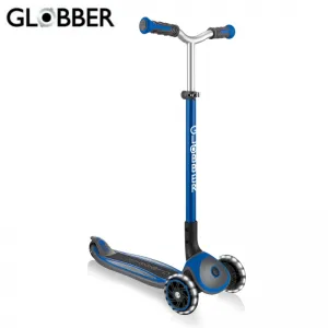 Тротинетка Globber Master Lights със светещи колела Blue