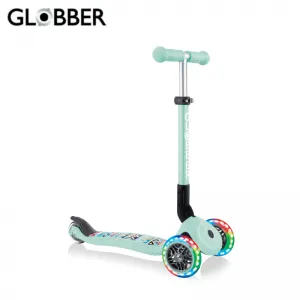 Сгъваема тротинетка със светещи колела Globber Junior Fantasy в ментово