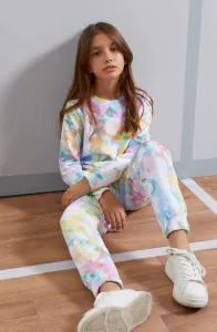 Многоцветна памучна долница за момиче Guess