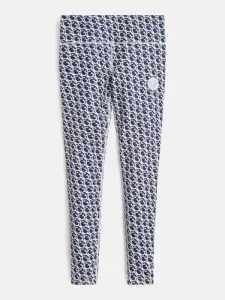 Дълъг клин в тъмно синьо покрит с надписи за момиче Guess