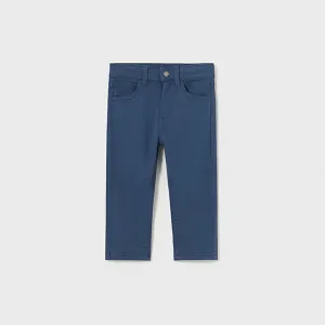 Панталон 5 джоба slim fit basic в кобалтово синьо за момче Майорал