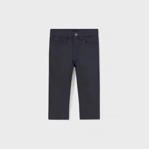 Панталон 5 джоба slim fit basic в тъмно синьо за момче Майорал