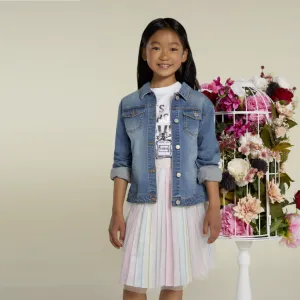 Многоцветна плисирана пола Guess
