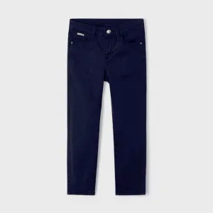 Панталон slim fit basic за момче в тъмно синьо Майорал