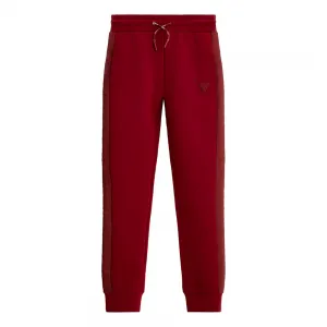 Спортен едноцветен панталон за момиче в бордо Guess