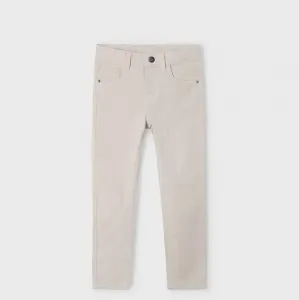 Панталон 5 джоба slim fit basic в каменносив цвят за мини момче Майорал