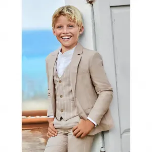 Ленено сако natural suiting кокос за момче Mayoral