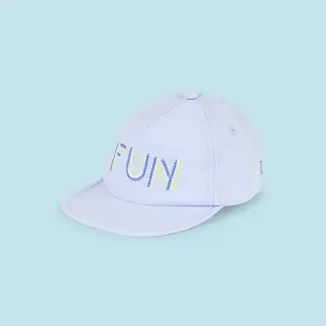Шапка с козирка fun за бебе момче Mayoral в небесно синьо