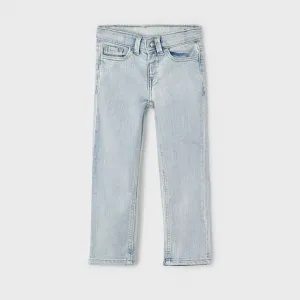 Панталон деним regular fit basic Избелен нюанс за мини момче Майорал