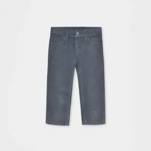 Панталон рипсено кадифе regular fit basic в цвят олово за бебе момче Mayoral