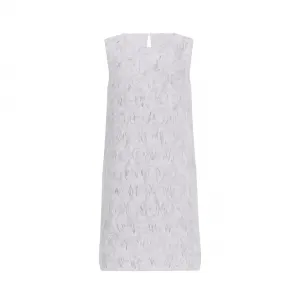 Нежна официална рокля за момиче в бяло с рози Guess