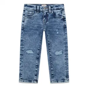 Дънки за мини момче Regular Fir с кръпки Guess