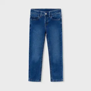 Панталон soft denim 5джоба в тъмен нюанс за мини момче Mayoral