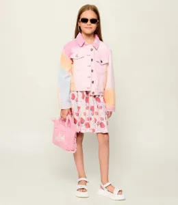 Деним яке в пъстри цветове за момиче Guess