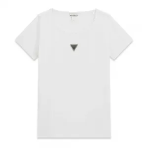 Тениска рипс в бял цвят за момиче Guess