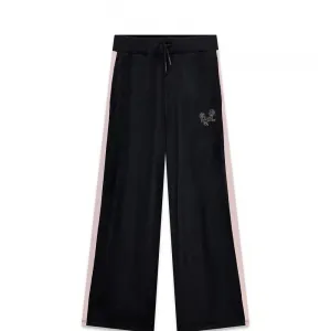 Спортно долнище с широк крачол и флорални детайли Guess
